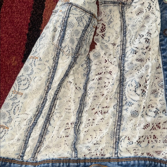 VIP Jeans Custom Rhinestone Jean Vest - Picture 3 of 6